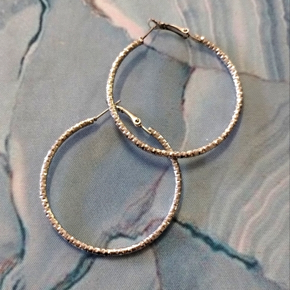 Jewelry - Hammered Hoops